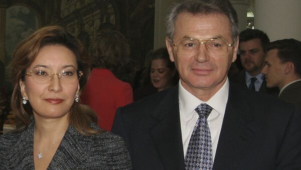 Виктор Храпунов с супругой Лейлой, архивное фото - Sputnik Казахстан