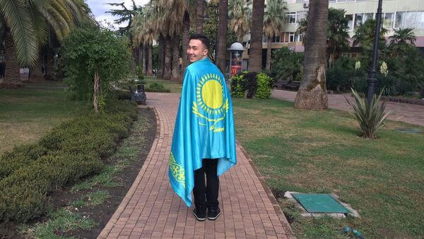 Дастан Аккожа - участник всемирного фестиваля молодежи и студентов-2017 в Сочи - Sputnik Казахстан