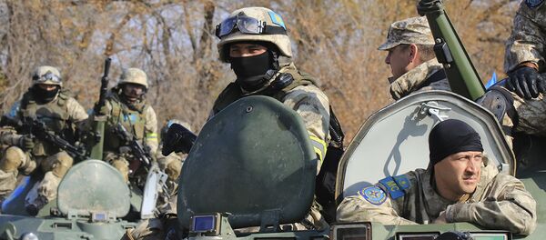  Совместные учения с миротворческим контингентом государств-участников ОДКБ Нерушимое братство-2017 вступили в активную фазу - Sputnik Казахстан