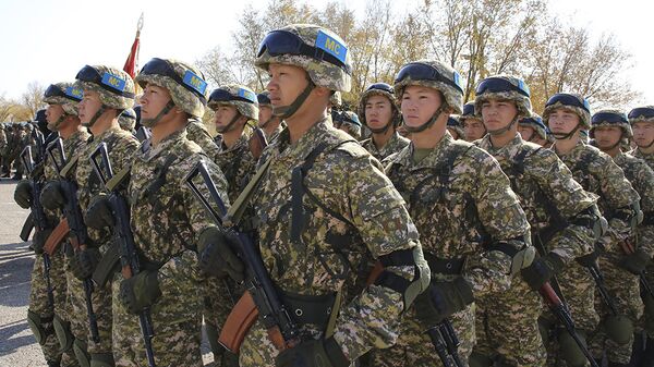  Совместные учения с миротворческим контингентом государств-участников ОДКБ - Sputnik Казахстан