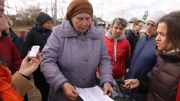 Жители села Павлодарское протестуют - Sputnik Казахстан