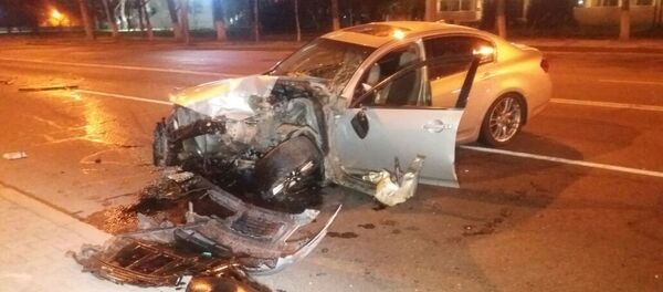 Столкновение на Сатпаева Столкновение на Сатпаева - Sputnik Казахстан