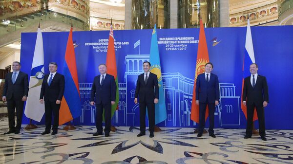 Участники заседания Евразийского межправительственного совета - Sputnik Казахстан
