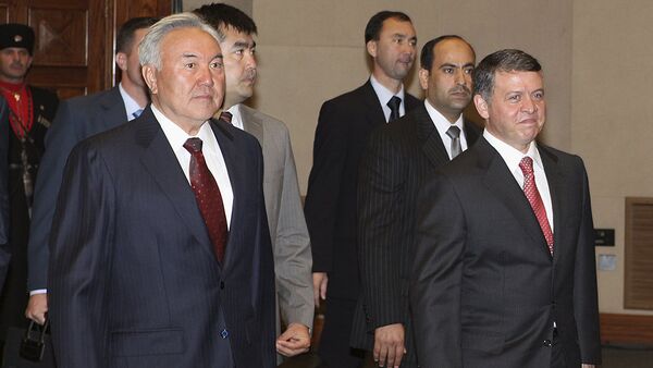 Президент РК Нурсултан Назарбаев и Король Иордании  Абдалла II, архивное фото - Sputnik Казахстан