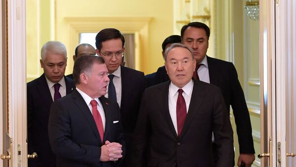 Президент РК Нурсултан Назарбаев и король Иордании Абдалла II - Sputnik Казахстан
