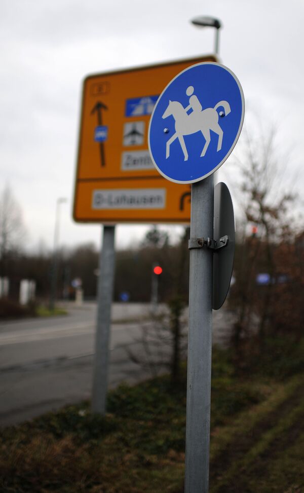 Дорожный знак в Германии - Sputnik Казахстан