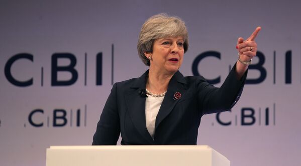Премьер-министр Великобритании Тереза Мэй - Sputnik Казахстан