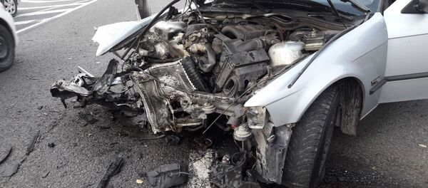 Саин мен Ұлықбек көшелерінің қиылысында BMW көлігінің тежегіші істен шықты - Sputnik Қазақстан