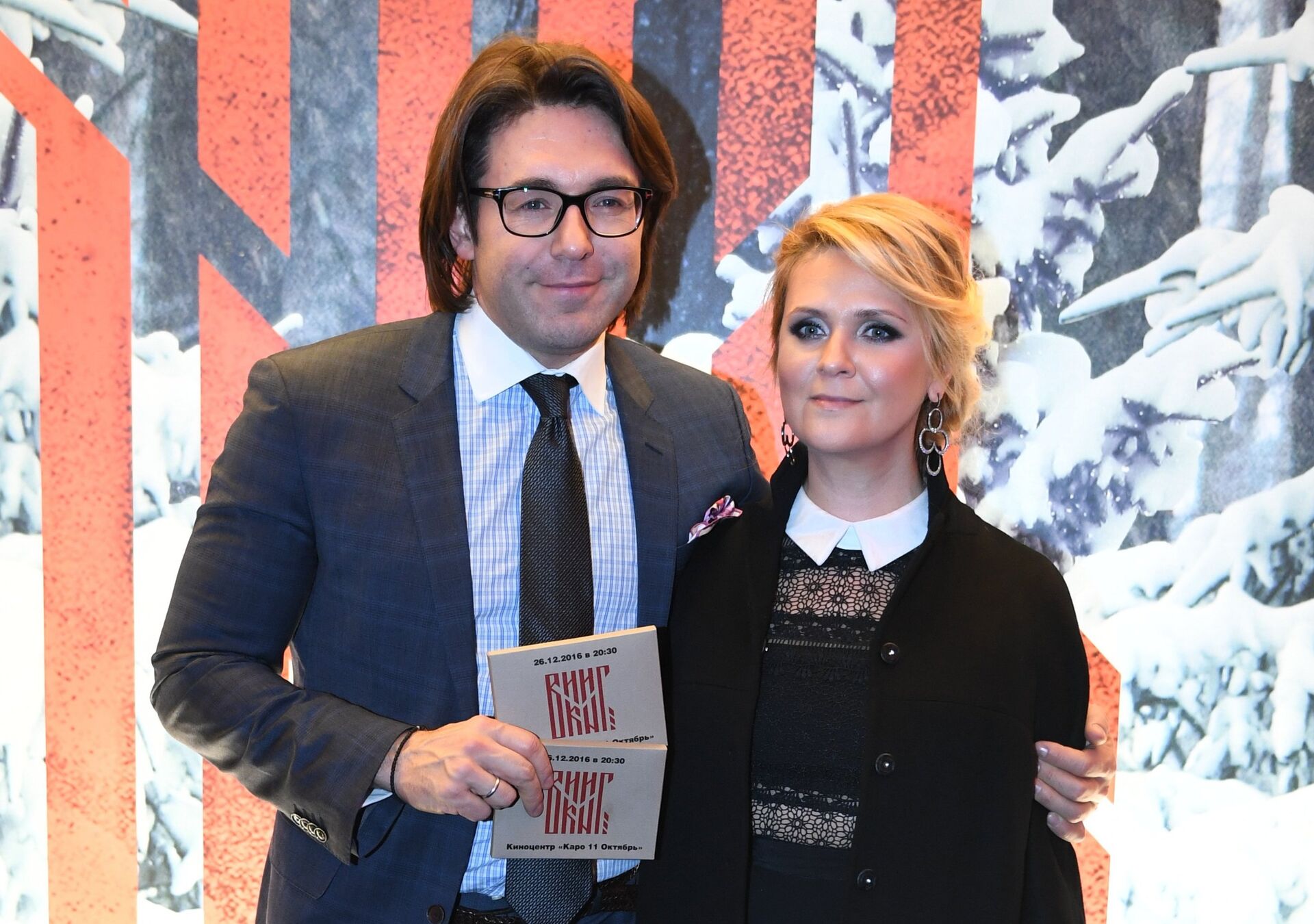 Андрей Малахов и его жена Наталья Шкулева - Sputnik Казахстан, 1920, 10.01.2026