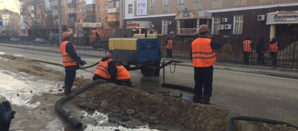 Архивное фото ремонта теплосетей - Sputnik Казахстан