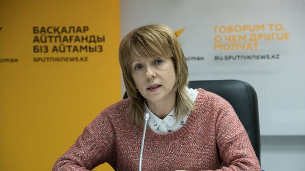 Заведующая организационно-методическим отделом Республиканского центра по профилактике и борьбе со СПИДом Наталья Калинич - Sputnik Казахстан