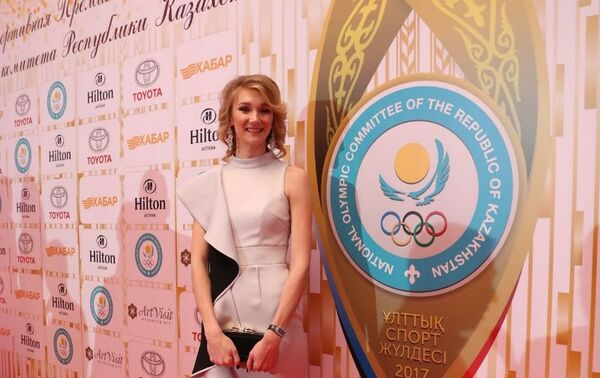 Ольга Рыпакова на Церемонии вручения Национальной спортивной премии 2017 года Ольга Рыпакова на Церемонии вручения Национальной спортивной премии 2017 года - Sputnik Казахстан