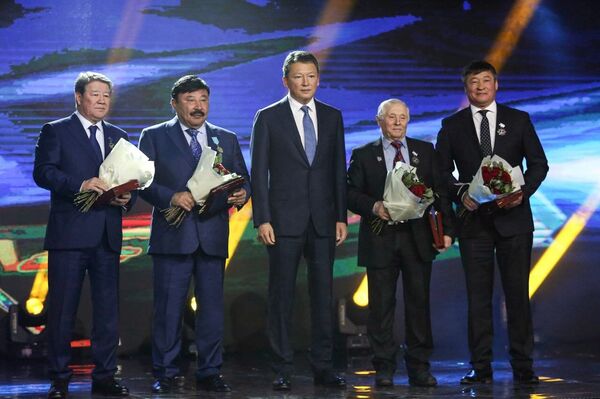 На церемонии вручения Национальной спортивной премии 2017 года На церемонии вручения Национальной спортивной премии 2017 года - Sputnik Казахстан