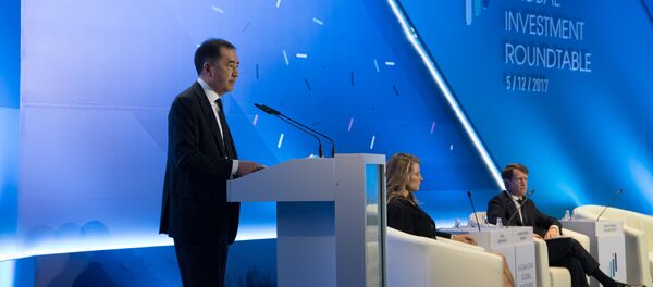 Бакытжан Сагинтаев на Международном инвестфоруме Kazakhstan Global Investment Roundtable - Sputnik Казахстан