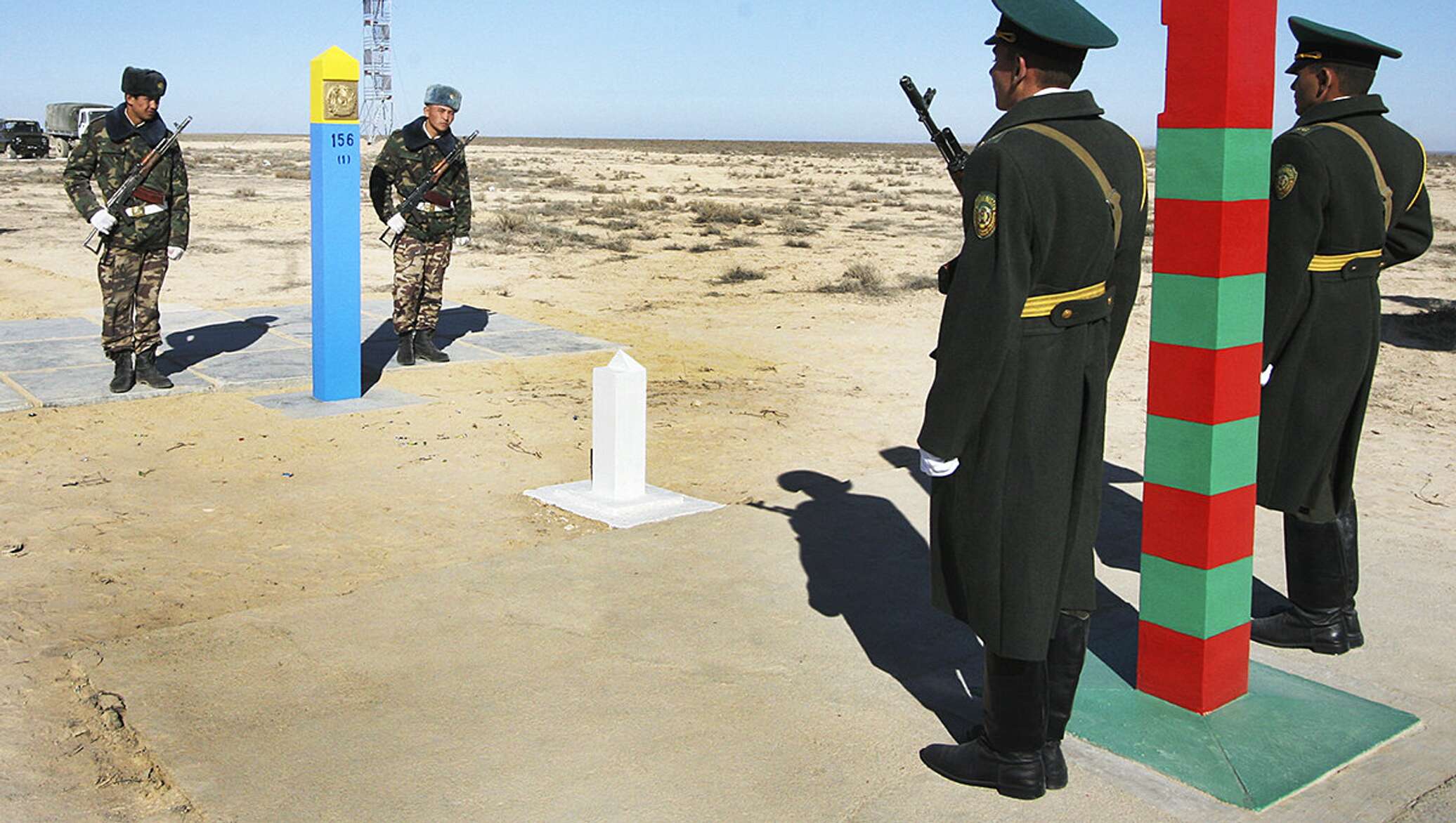 Туркмения - Казахстан - граница