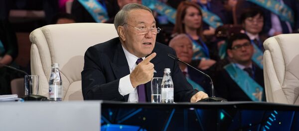 Президент Казахстана Нурсултан Назарбаев на Алтын Сапа-2017 - Sputnik Казахстан