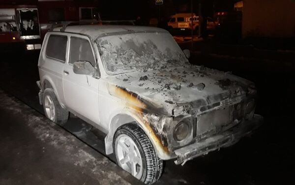 Пожар в гараже - Sputnik Казахстан