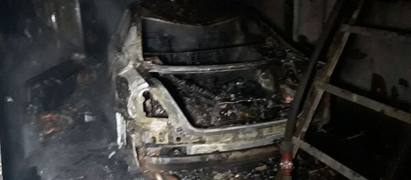 Пожар в гараже - Sputnik Казахстан