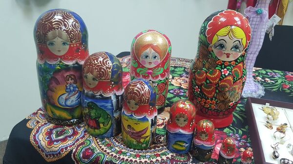 Матрешки из российского павильона Матрешки из российского павильона - Sputnik Казахстан