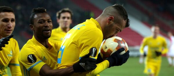 ФК Астана сыграет в плэй-офф Лиги Европы ФК Астана сыграет в плэй-офф Лиги Европы - Sputnik Казахстан