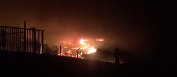 Мощные природные пожары бушуют в штате Калифорния (США) - Sputnik Казахстан