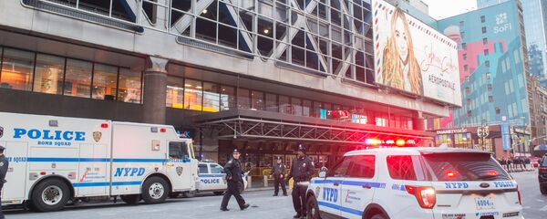 Полиция на месте взрыва в центре Манхэттена - Sputnik Казахстан