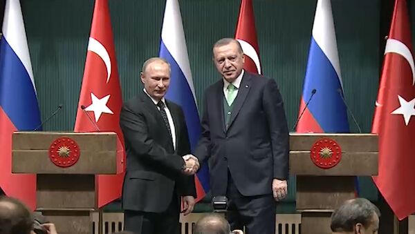 Эрдоган заговорил по-русски после встречи с Путиным - Sputnik Казахстан