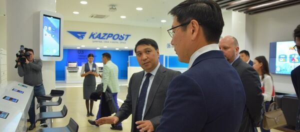 Первый цифровой офис Казпочты открылся в Астане Первый цифровой офис Казпочты открылся в Астане - Sputnik Казахстан