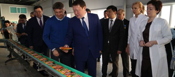 Производство лапши быстрого приготовления Производство лапши быстрого приготовления - Sputnik Казахстан