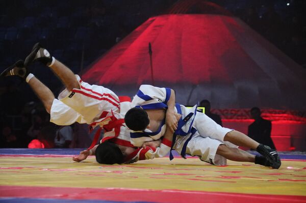 Финал турнира по казак курес Евразия барысы - Sputnik Казахстан