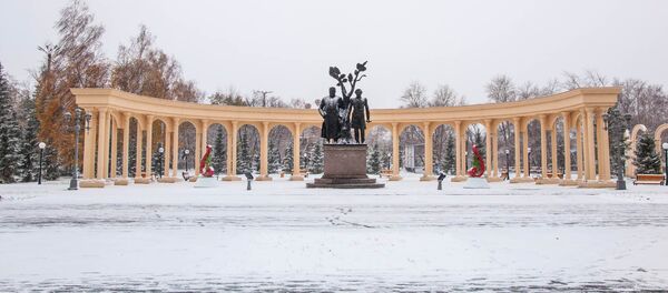 Парк Первого Президента в Петропавловске Парк Первого Президента в Петропавловске - Sputnik Казахстан