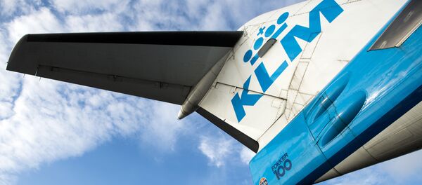 Самолет авиакомпании KLM Самолет авиакомпании KLM - Sputnik Казахстан