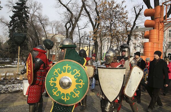 Предновогодний парад - Sputnik Казахстан