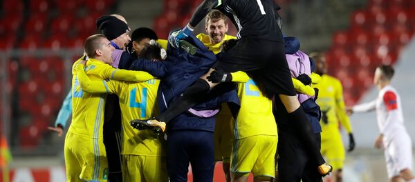 ФК Астана первым из казахстанских клубов вышел в плэй-офф еврокубков ФК Астана первым из казахстанских клубов вышел в плэй-офф еврокубков - Sputnik Казахстан