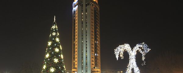 Новый год в Алматы, архивное фото Новый год в Алматы, архивное фото - Sputnik Казахстан