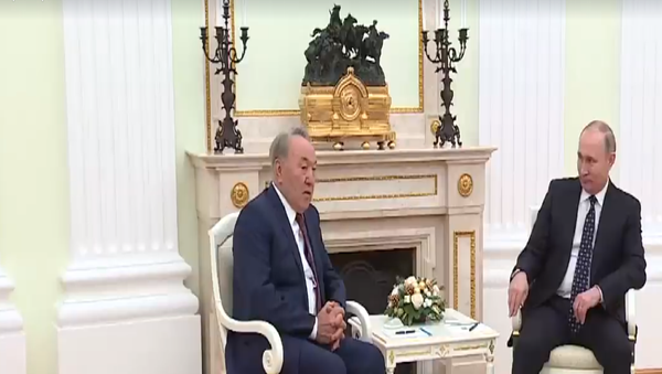 Акорда опубликовала видно встречи Назарбаева с Путиным - Sputnik Казахстан