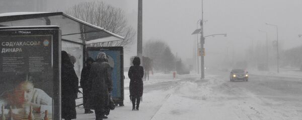 Метель в Астане - Sputnik Казахстан