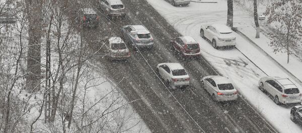 Снегопад в Алматы - Sputnik Казахстан