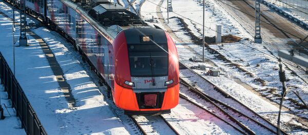 Электропоезд, архивное фото - Sputnik Казахстан