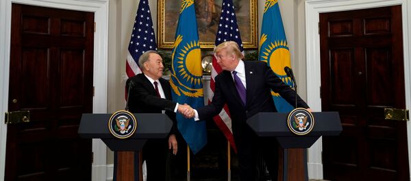 Нурсултан Назарбаев и Дональд Трамп - Sputnik Казахстан