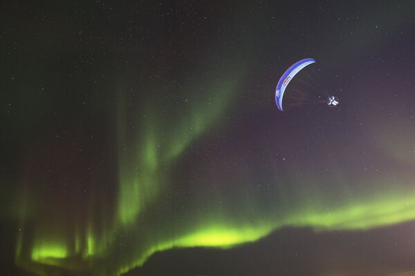 Северное сияние в Тромсе, Норвегия - Sputnik Казахстан