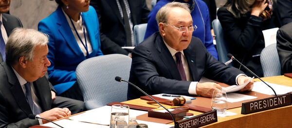 Выступление Нурсултана Назарбаева на заседании Совбеза ООН - Sputnik Казахстан