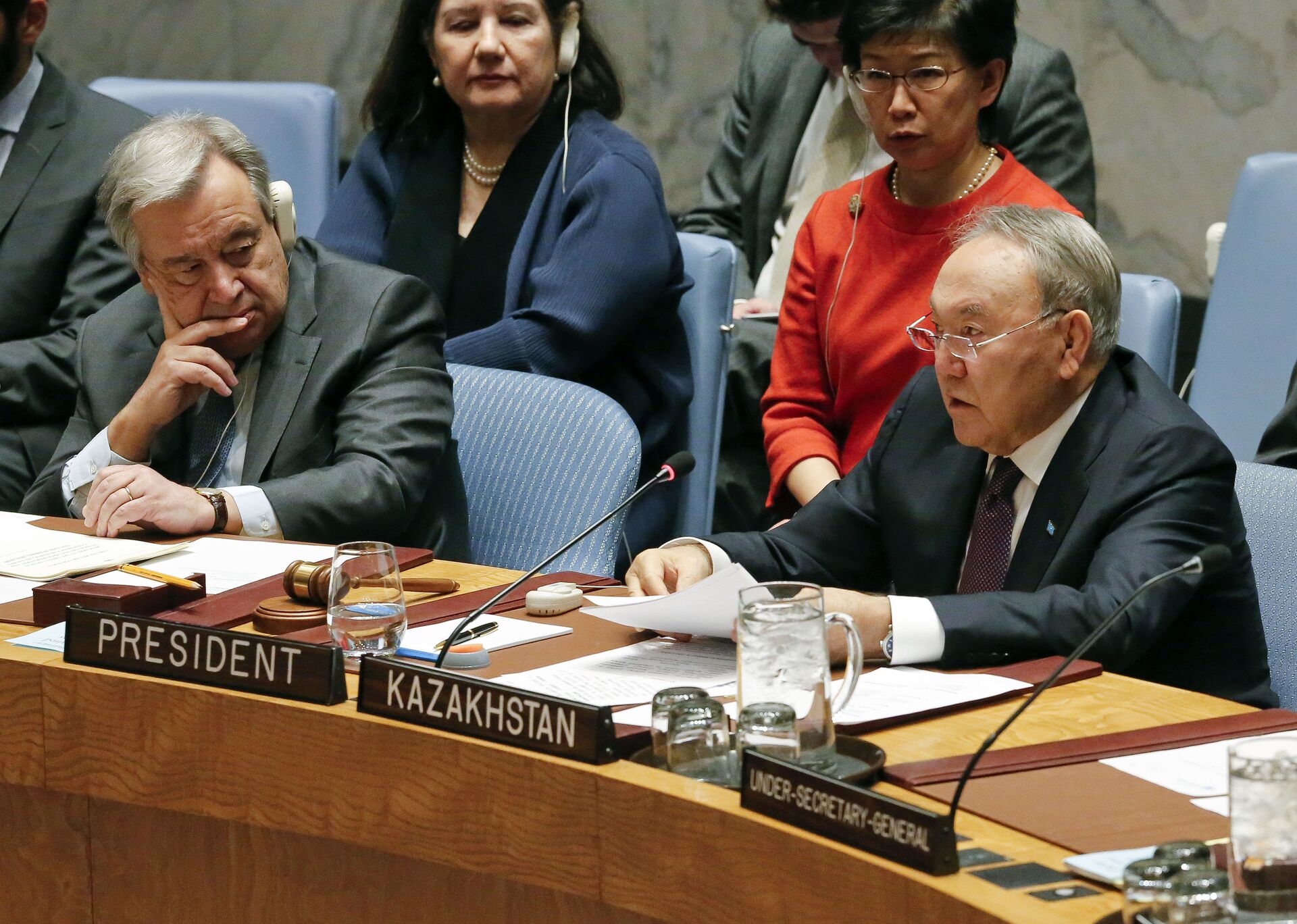 Выступление Нурсултана Назарбаева на заседании Совбеза ООН - Sputnik Казахстан, 1920, 29.01.2026