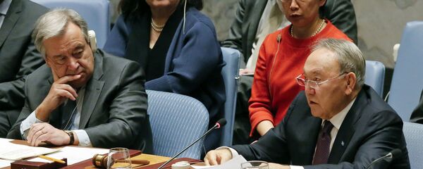 Выступление Нурсултана Назарбаева на заседании Совбеза ООН - Sputnik Казахстан