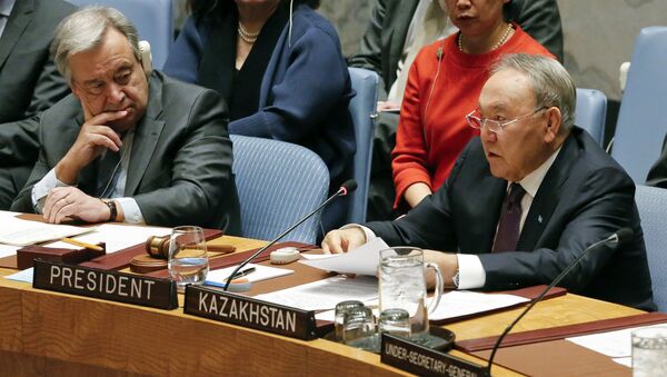 Выступление Нурсултана Назарбаева на заседании Совбеза ООН - Sputnik Казахстан