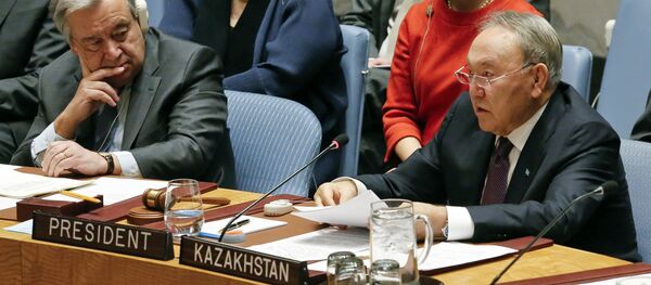 Выступление Нурсултана Назарбаева на заседании Совбеза ООН - Sputnik Казахстан