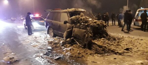 Range Rover қар тиелген КамАЗ-ға соғылды - Sputnik Қазақстан