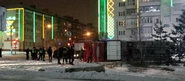 Перевенулась пожарная машин Перевенулась пожарная машин - Sputnik Казахстан