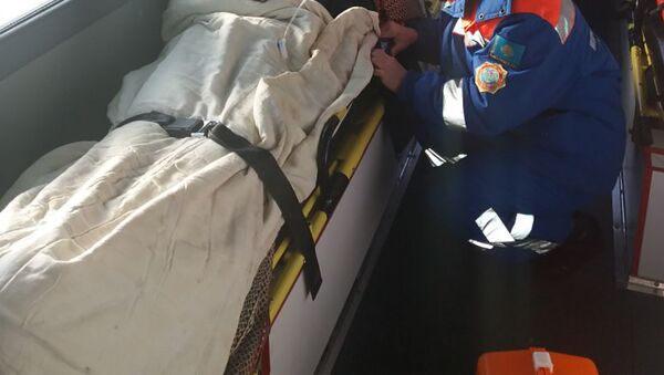 Медики трассового медико-спасательного пункта спасли дальнобойщика с инсультом - Sputnik Казахстан