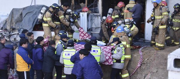 Оңтүстік Кореяда  Мильян қаласында аурухана өртенді - Sputnik Қазақстан